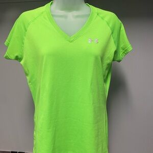 Under Armour Women's Green V-Neck Top